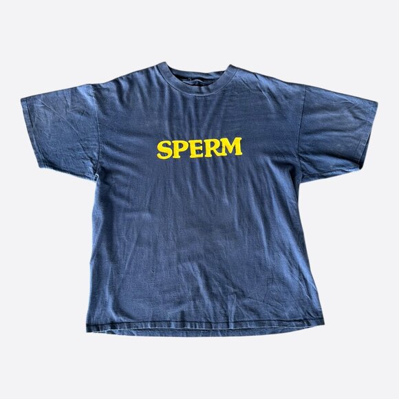Vintage Navy Spam Parody Graphic T-Shirt